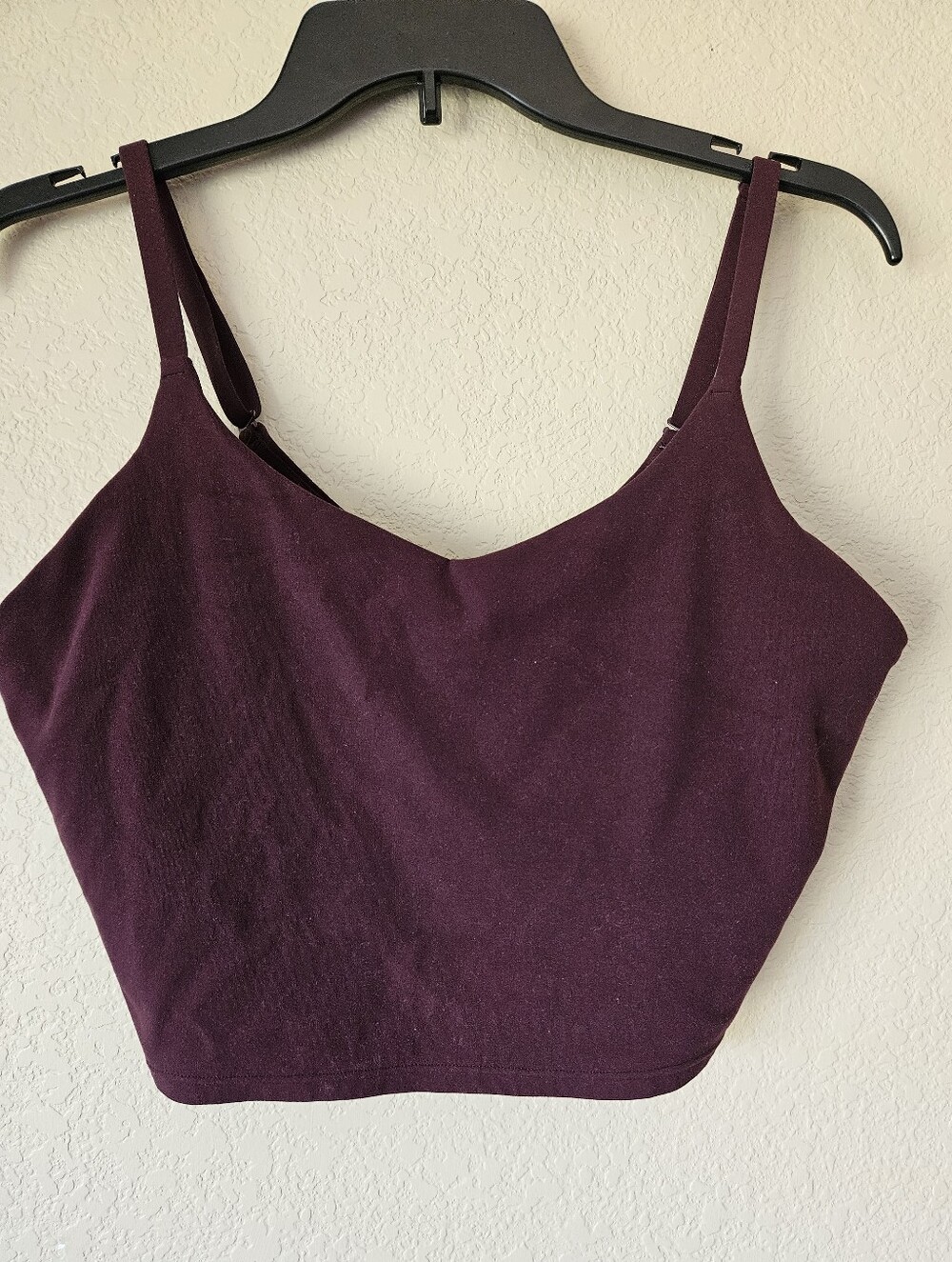 Athleta Deep Plum Swim‎ Top with Adjustable Straps